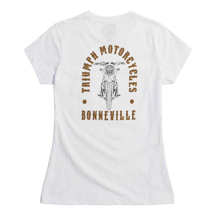 Triumph Bonneville T120 Womens T-Shirt - White