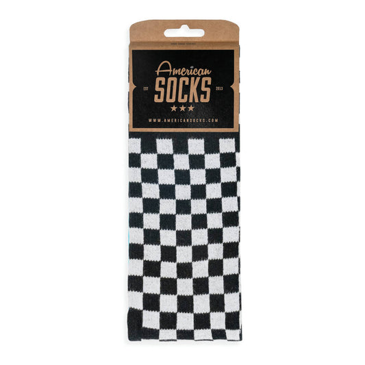 American Socks Checkerboard Socks - Black