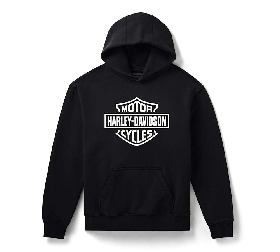 Harley Davidson® Men's H-D Standard Bar & Shield Pullover Hoodie - Harley Black