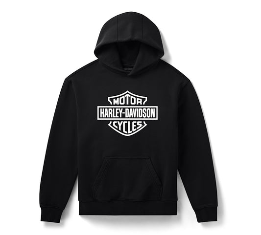 Harley Davidson® Men's H-D Standard Bar & Shield Pullover Hoodie - Harley Black