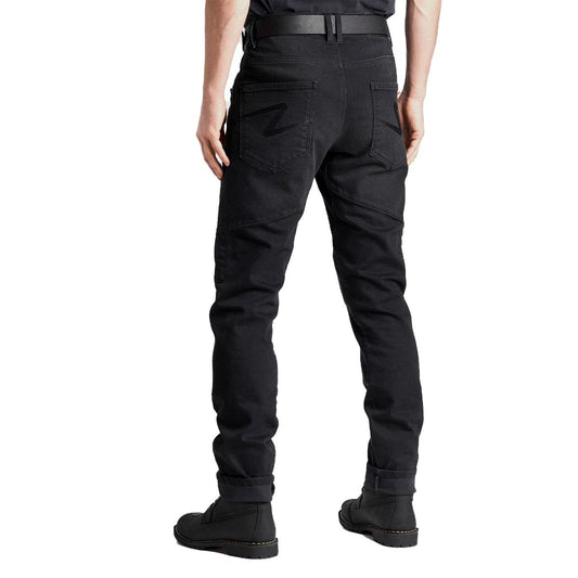 Pando Moto Boss DYN 01 Slim Fit Jeans - Black