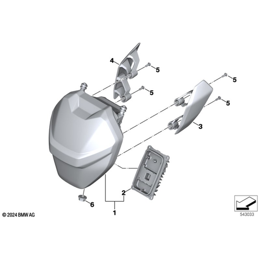 BMW Motorrad LED Headlight Control Unit