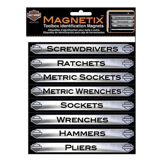 Harley-Davidson® Magnetix Toolbox Identification Magnets