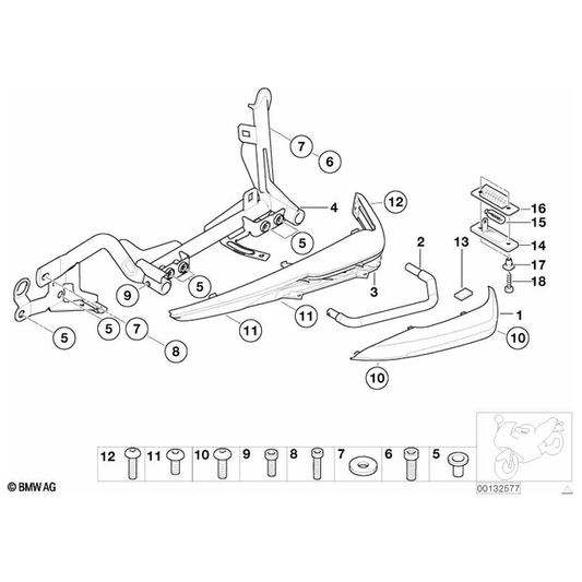 BMW Motorrad K1200LT Right Covering