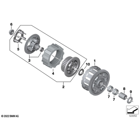 BMW Motorrad Needle Roller And Cage Assembly