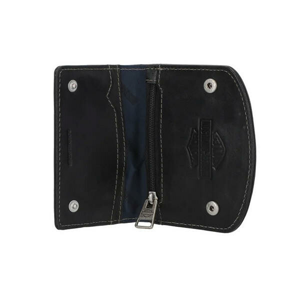 Harley-Davidson® Snap Flat Wallet Black