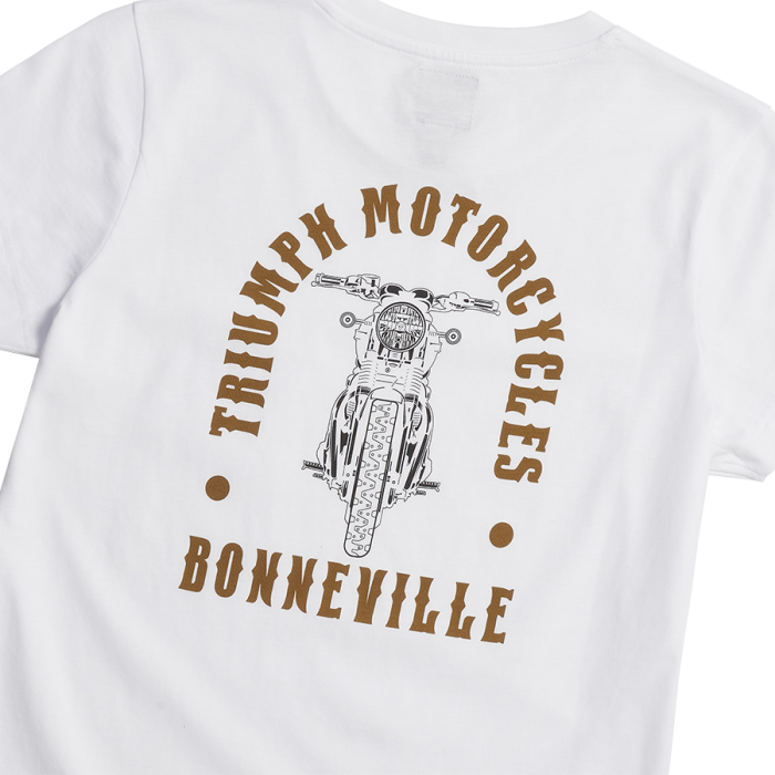 Triumph Bonneville T120 Womens T-Shirt - White