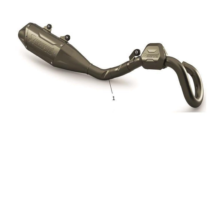 Triumph Akrapovic Exhaust, Full System - A9601360