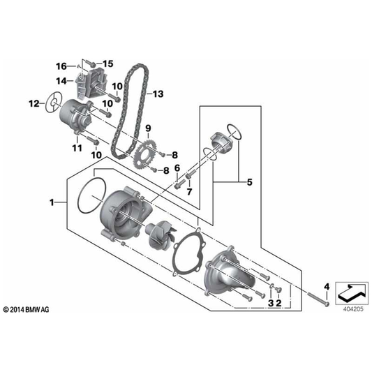 BMW Motorrad S1000R/RR/XR Standard Chain