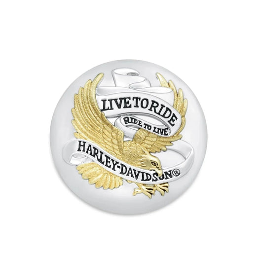 Harley-Davidson® Live To Ride Fuel Cap Medallion