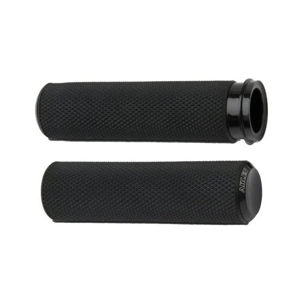 Harley-Davidson® Knurled Fusion Grips Black Rubber