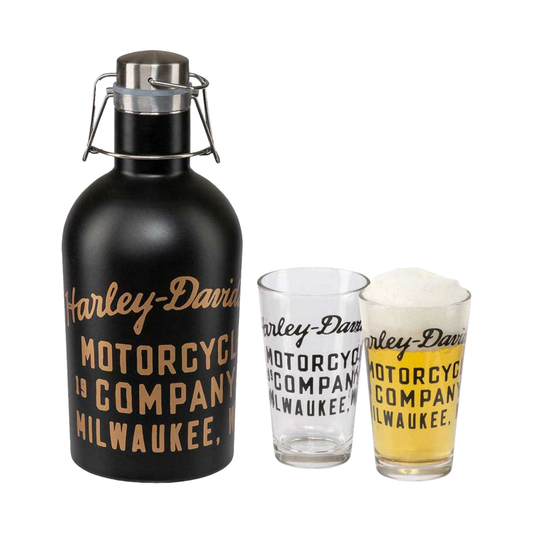 Harley-Davidson® Stainless Steel 50 oz. Growler Set