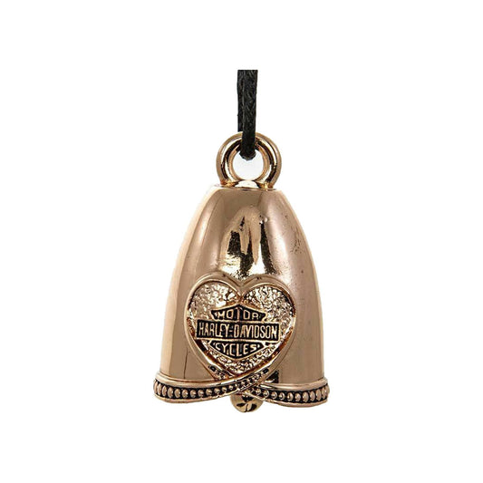 Harley-Davidson® Ride Bell "Rose Gold Heart" Lucky Bells