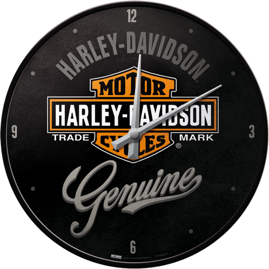 Harley-Davidson® Wall Clock-H-D Genuine