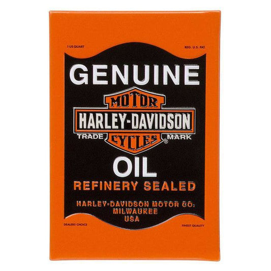 Harley-Davidson® Genuine Oil Bar & Shield Logo Tin Magnet