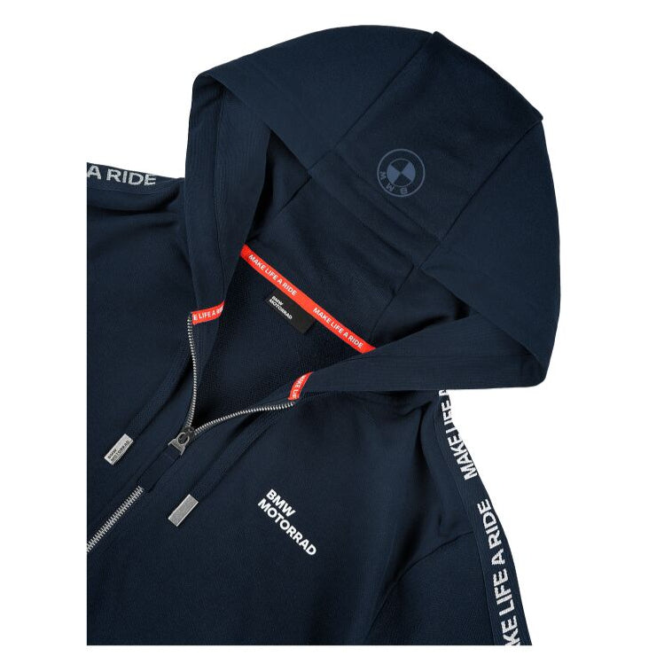 BMW Motorrad “Make Life a Ride” Zip Hoodie - Night Blue