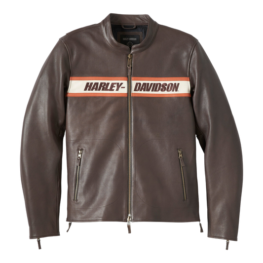 Harley Davidson® Men's Victory Lane II Leather Jacket - Java