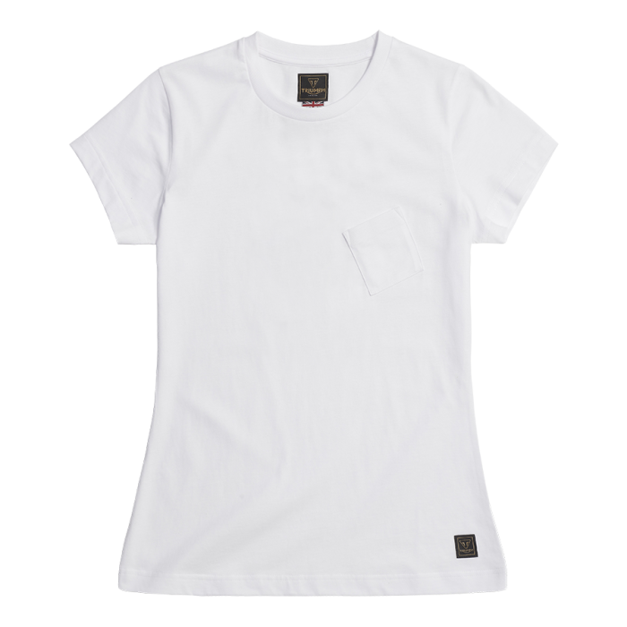Triumph Bonneville T120 Womens T-Shirt - White