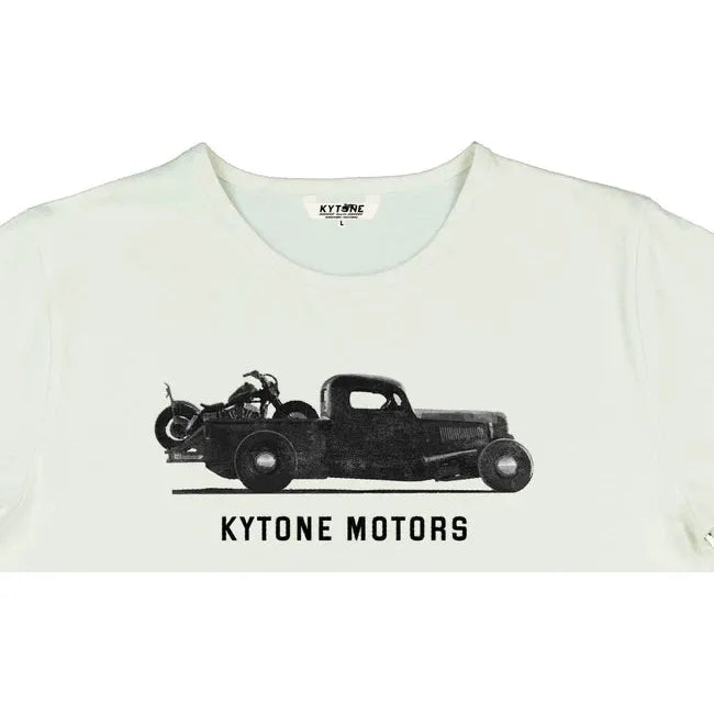 Kytone Hot Rod T-shirt in Cream