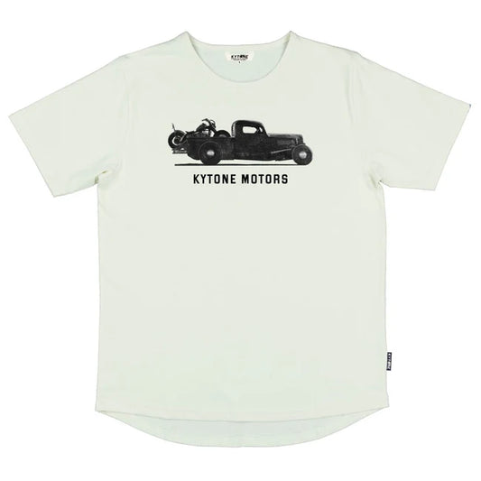 Kytone Hot Rod T-shirt in Cream