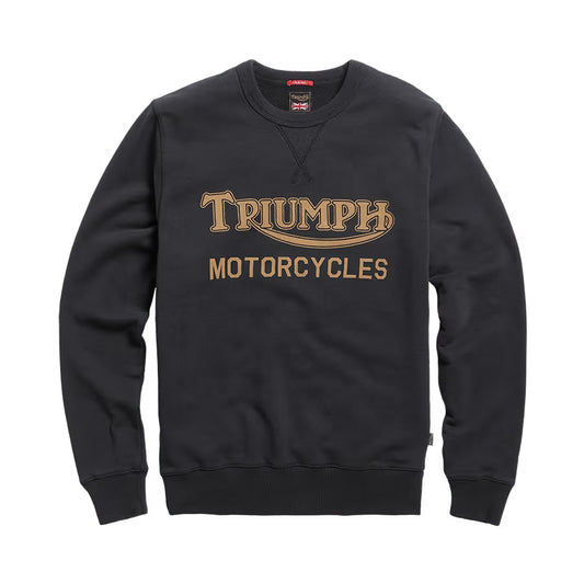 Triumph Heritage Radial Crew Sweatshirt - Black