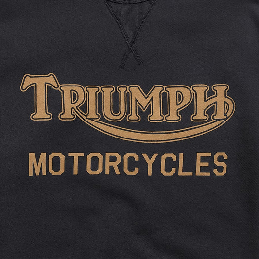 Triumph Heritage Radial Crew Sweatshirt - Black