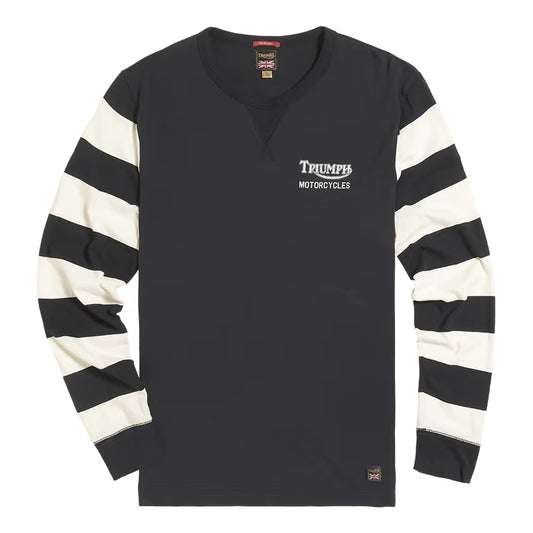 Triumph Heritage Supertrack Tiger Striped Long Sleeve T-Shirt