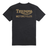 Triumph Heritage Adcote Back Print Graphic T-Shirt - Black