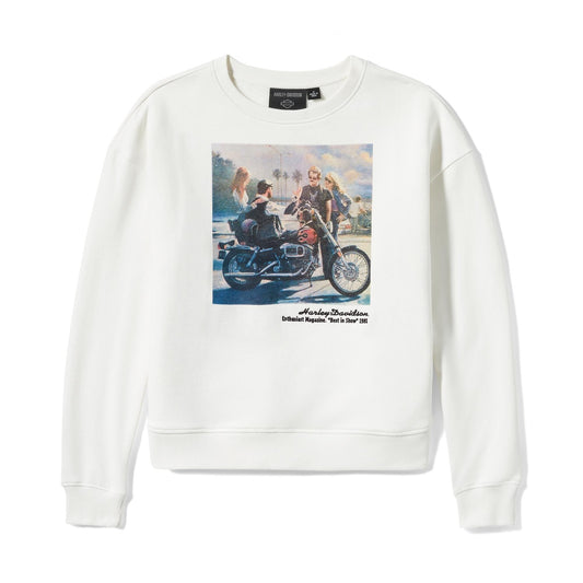 Harley-Davidson® Women's Archive Photo Fleece Crew