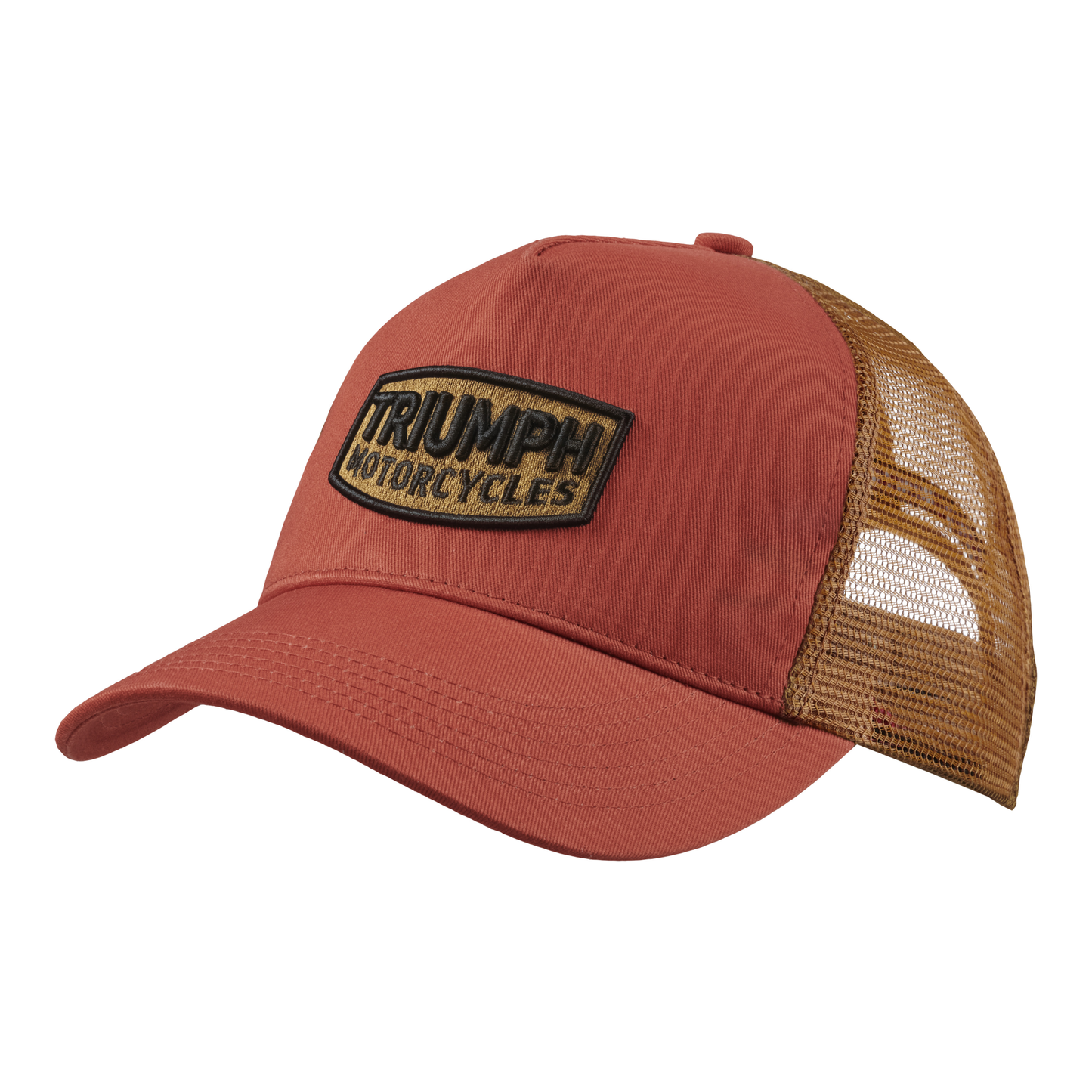 Triumph Dude Trucker Cap - Rust/Gold