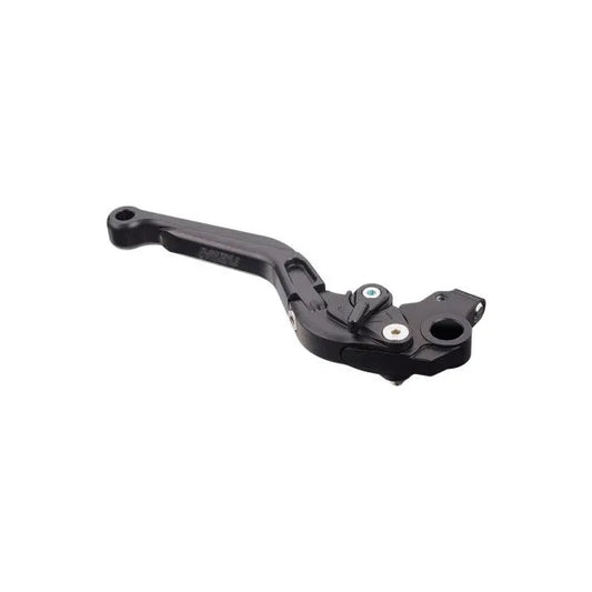 Harley-Davidson® Adjustable and Foldable Replacement Lever Black Anodized Brake Side