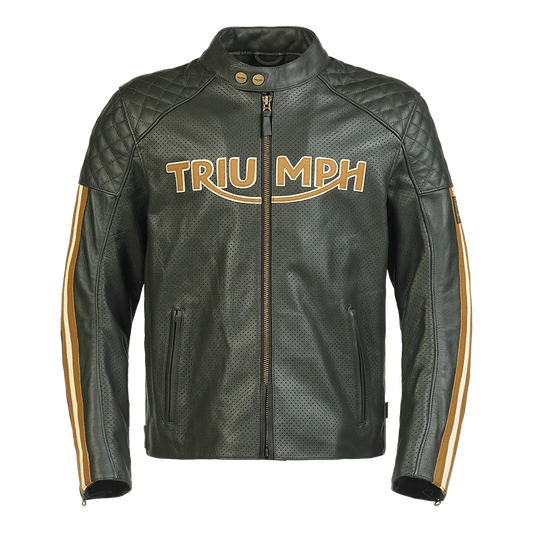 Harley-Davidson Men's 120th Anniversary Cycle Champ Leather Biker Jacket, Black - Medium