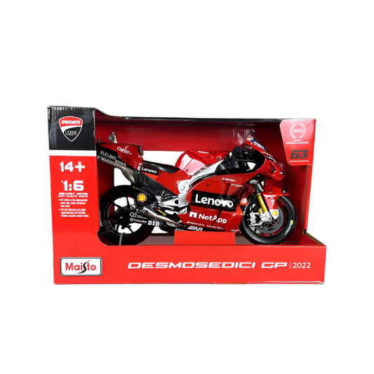 Ducati Desmosedici GP Bagnaia 1:6 Ducati Lenovo Team 2022 Model Motorcycle