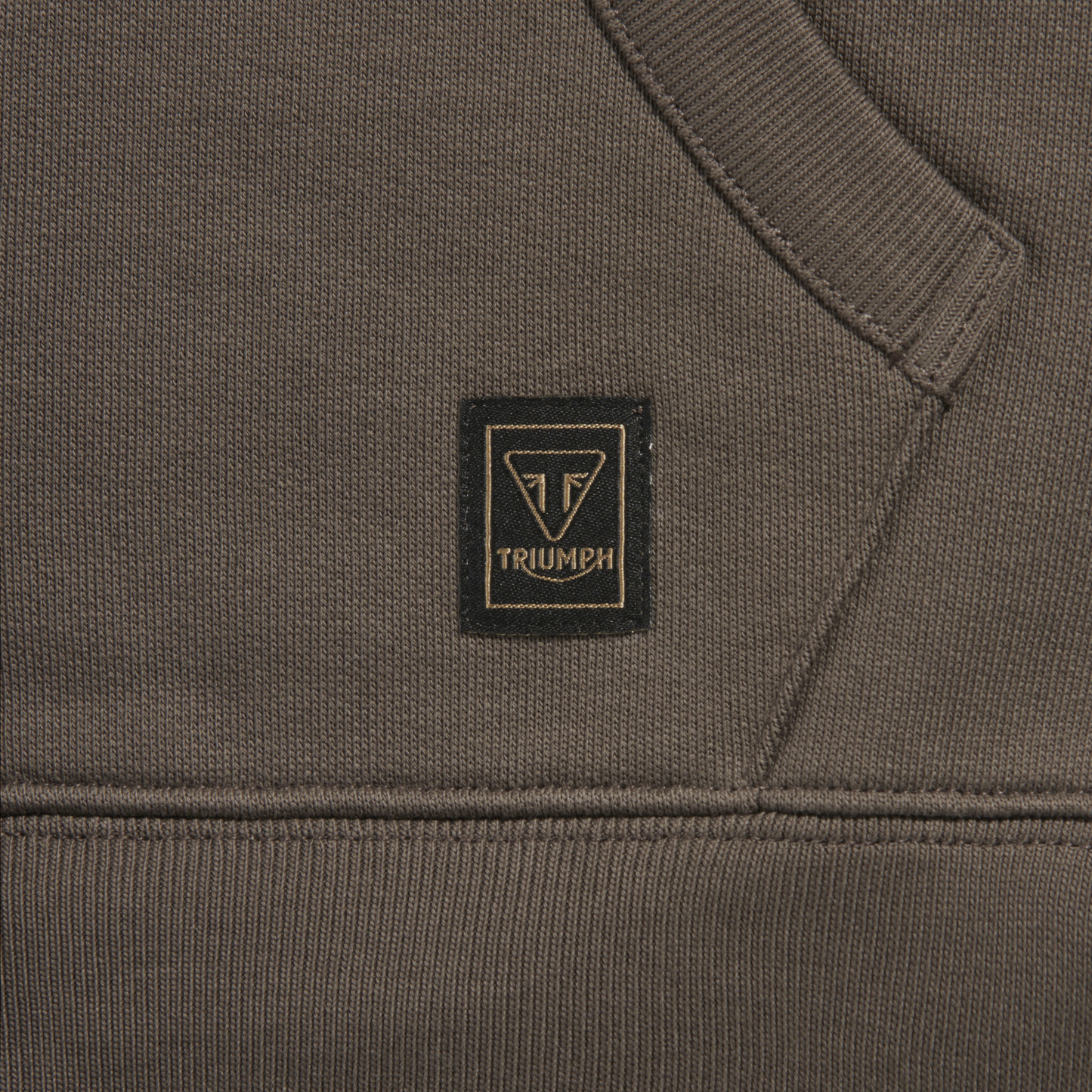 Triumph Digby Full Zip Hoodie - Iron / Black