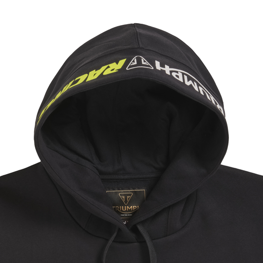 Triumph New Racing Merch Hoodie Black