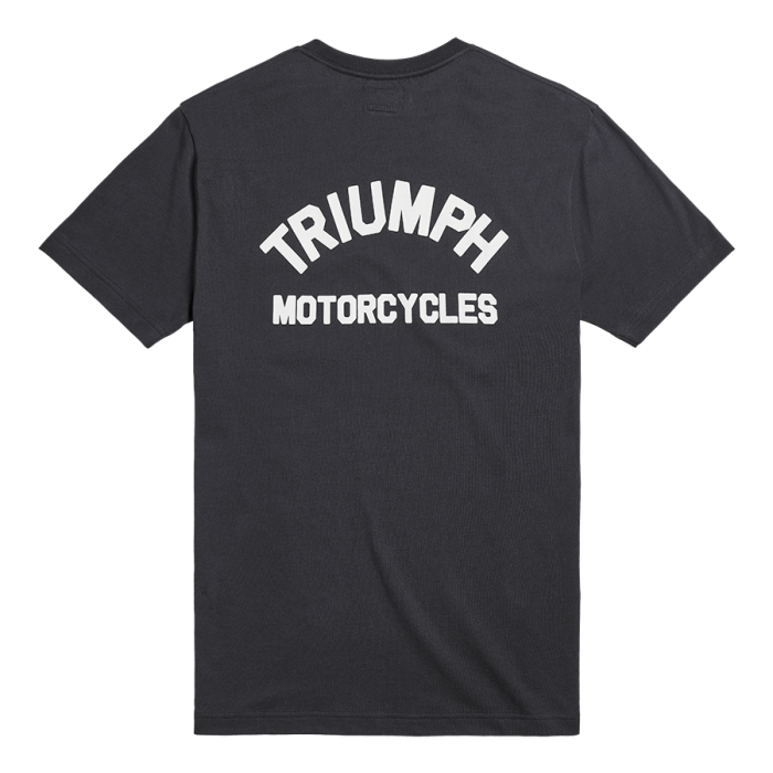 Triumph Ditchling Back Logo Pocket T-Shirt - Jet Black