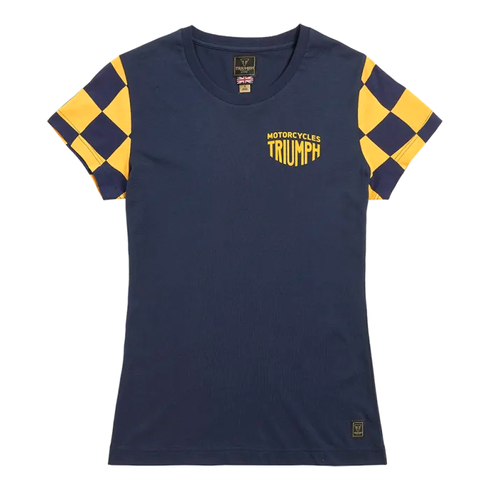 Triumph Marie Women's Tee - Navy & Yellow