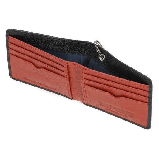 Harley-Davidson® Men's Bar & Shield Core Pebble Biker Chain Bi-Fold Wallet