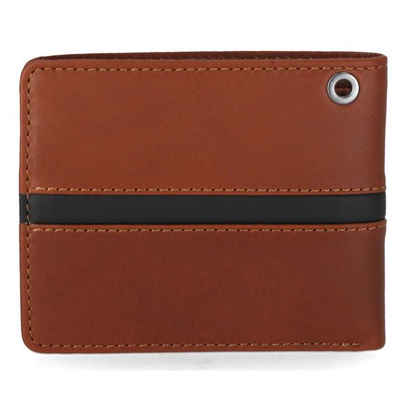 Harley-Davidson® Men's H-D Center Block Passcase Bi-Fold Leather Wallet