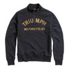 Triumph Heritage Ribble Quarter Zip Logo Sweatshirt