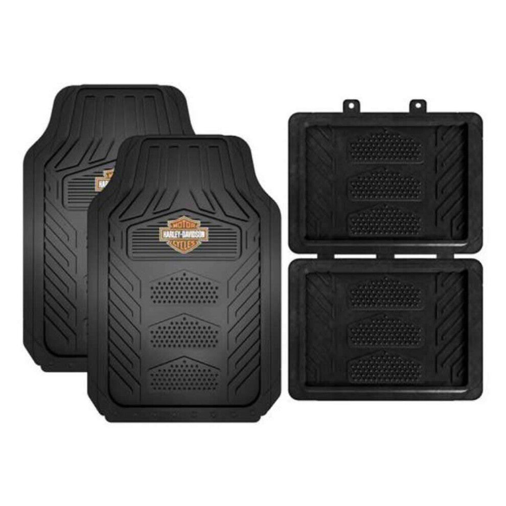 Harley-Davidson® PLASTICOLOR Weatherproof 4 Piece Car Floor Mats