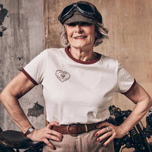 Wildust Sisters Ringer Shirt - Heart Ride