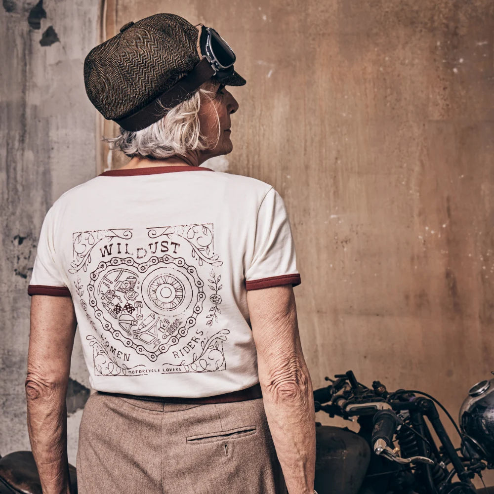 Wildust Sisters Ringer Shirt - Heart Ride