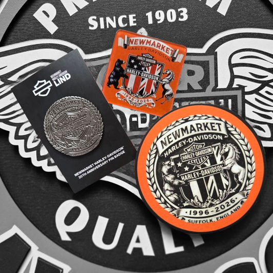 Newmarket Harley-Davidson 30th Anniversary Collection – Pin, Magnet & Coaster