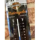 Harley Davidson Retro Vintage Style Metal Wall Thermometer Garage mancave