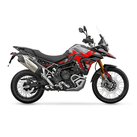 STRIKER Triumph Tiger 900 Full Graphics Kit - Black/Red TR0643FR