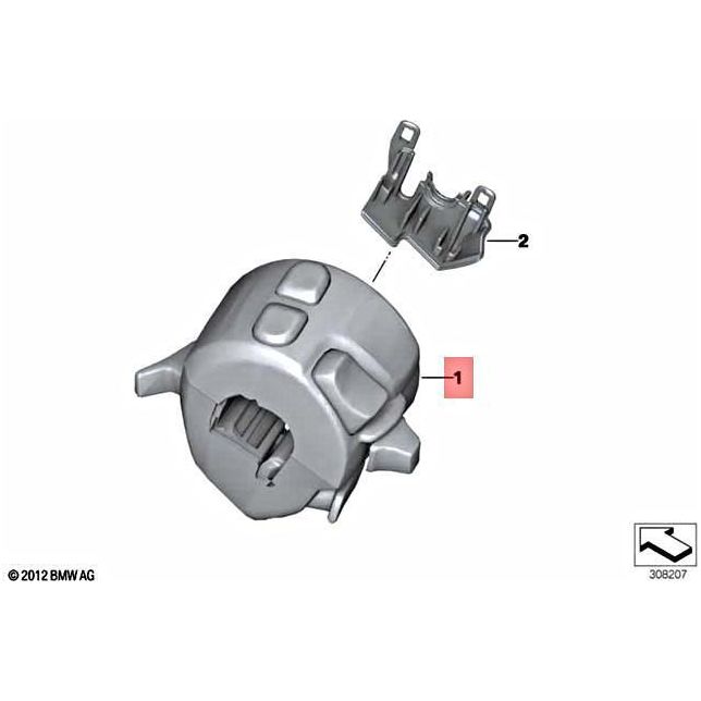 BMW Motorrad Left Combination Switch