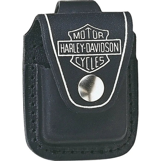 Harley Davidson® Zippo Black Leather Lighter Pouch