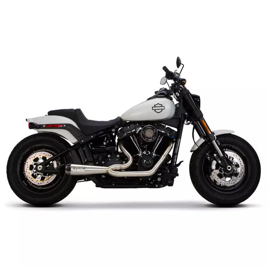 TBR Performance Pipes-Harley Davidson Softail (2018-2023) Comp-S 2-1 Raw Finish