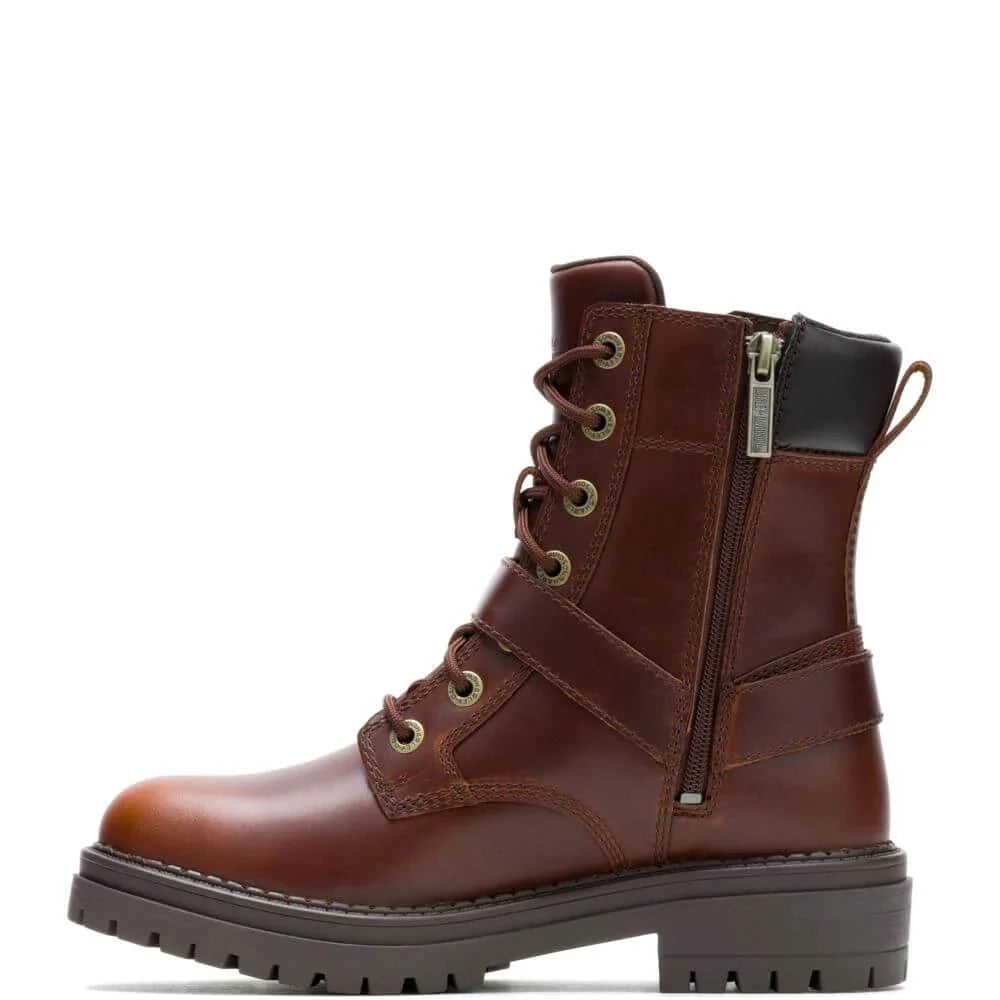 Harley-Davidson Ladies Sienna Lace CE Boots - Brown
